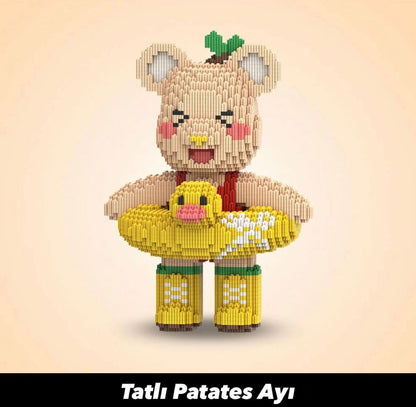 PremZylora™ Mini Puzzle Ayıcık  (3000+ Parça)